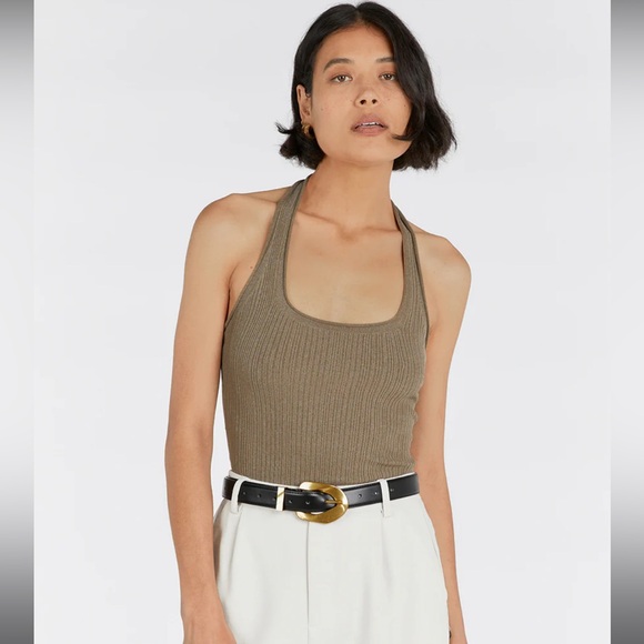 DISSH Eddison Moss Knit Halter - Picture 1 of 5